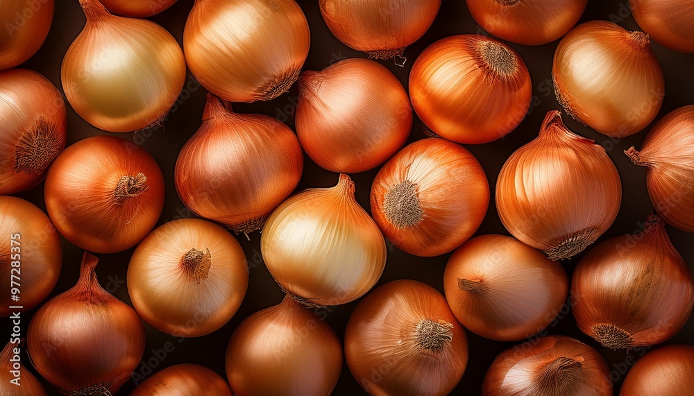 Obraz premium onions repeated pattern