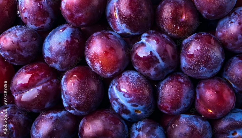 Obraz premium plum repeated pattern 