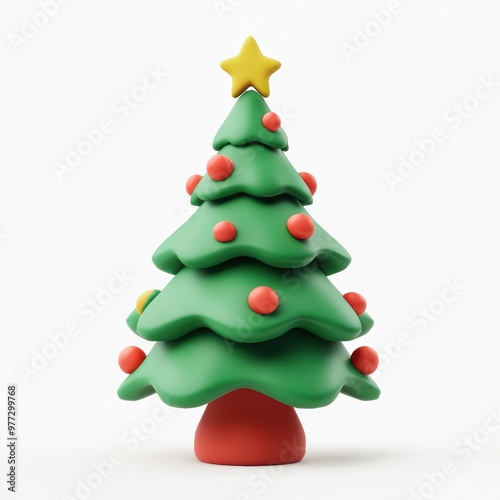 Festive Christmas Tree - Whimsical Holiday Decoration