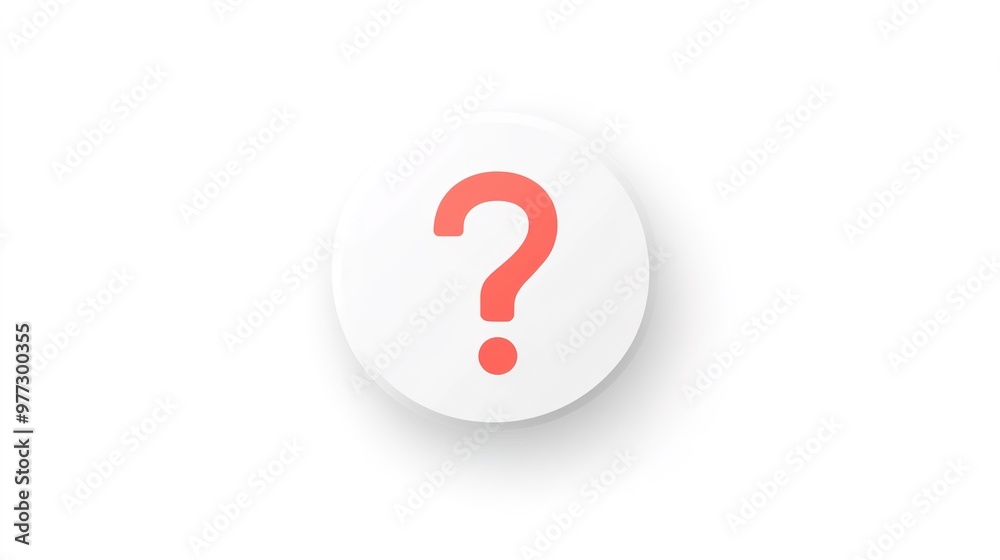 A clean and modern design featuring a white background with a red icon list of questions, perfect for presentations and informative materials. A clean and modern design featuring a white background with a red icon list of questions, perfect for presentations and informative materials.