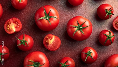 tomatoes repeated pattern 