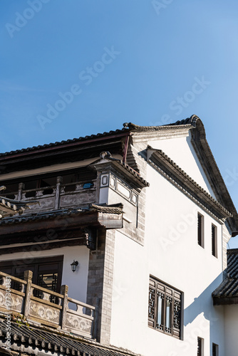 Buildings with traditional Chinese architectural style