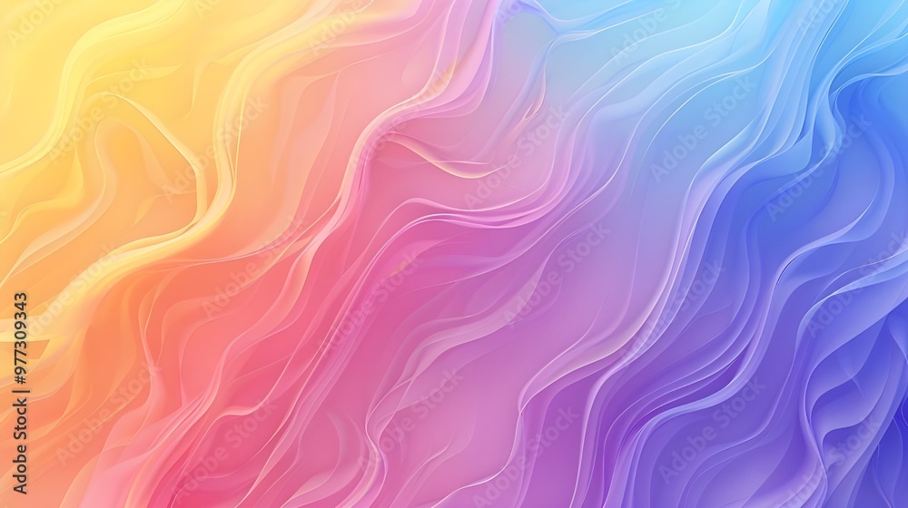 Fototapeta premium Abstract colorful gradient background with wavy texture
