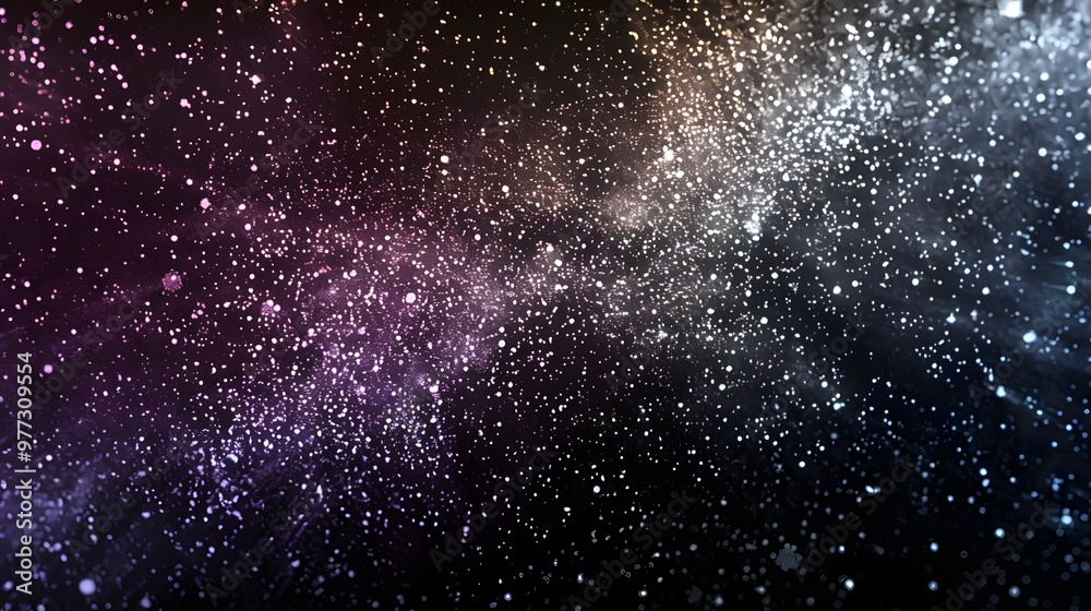 Abstract background of a nebula with stars and dust in the Milky Way galaxy Abstract background of a nebula with stars and dust in the Milky Way galaxy