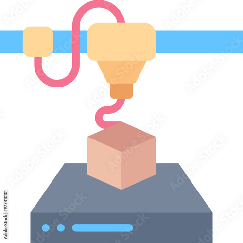 3D printing icon