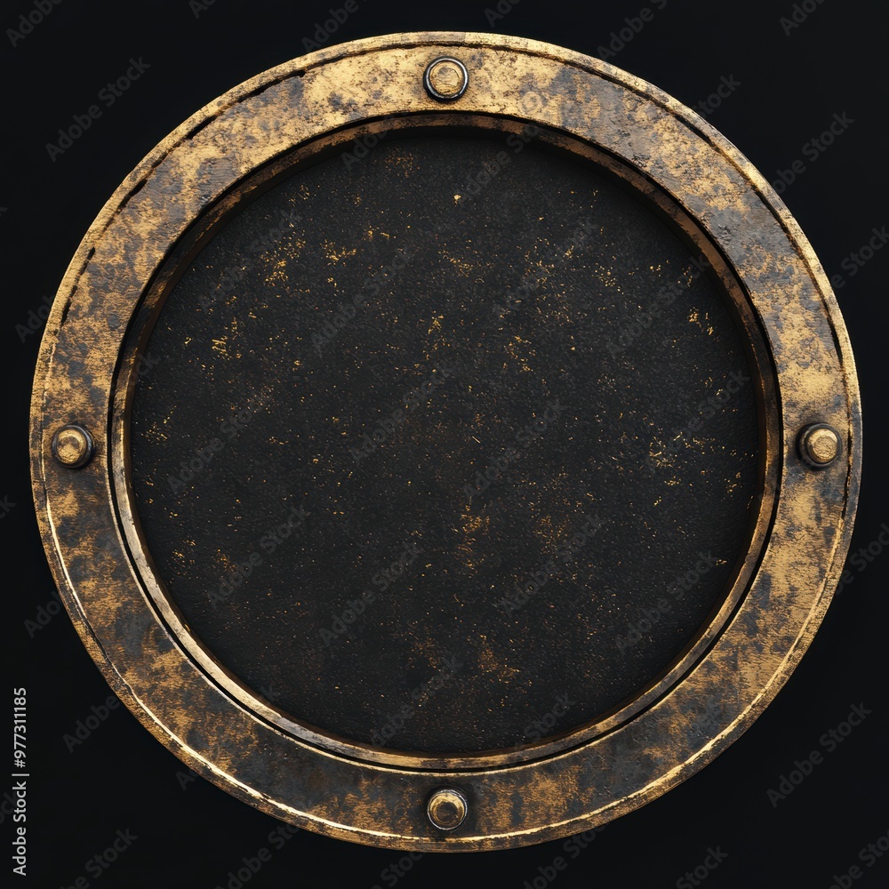 Round Metal Frame. Round Metal Frame.