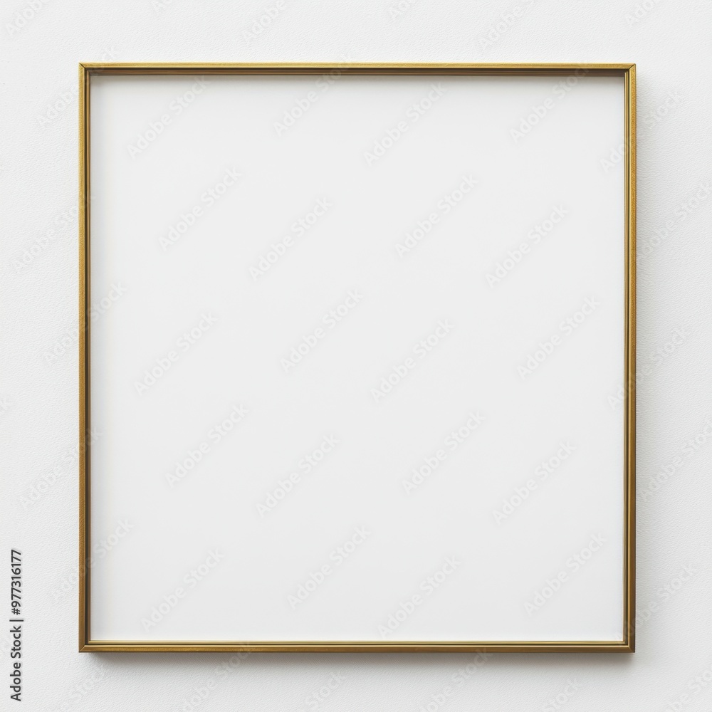 Gold Frame Mockup. Gold Frame Mockup.