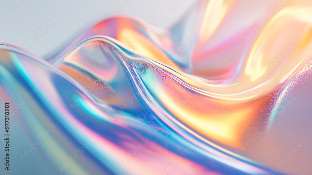 Abstract rainbow white background design, 3d rendering
Abstract rainbow white background design, 3d rendering