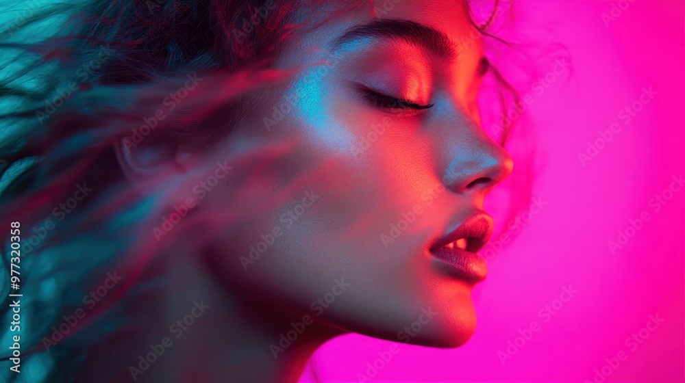 A blurry image of a person enveloped in vibrant and swirling colors of blue and pink, creating an abstract and visually striking composition that evokes movement and emotion. A blurry image of a person enveloped in vibrant and swirling colors of blue and pink, creating an abstract and visually striking composition that evokes movement and emotion.