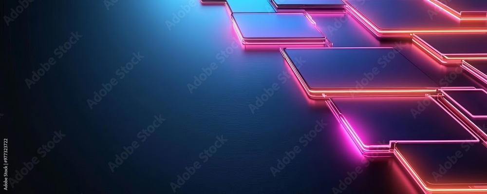 Holographic UI layout editors, glowing neon components, futuristic design Holographic UI layout editors, glowing neon components, futuristic design