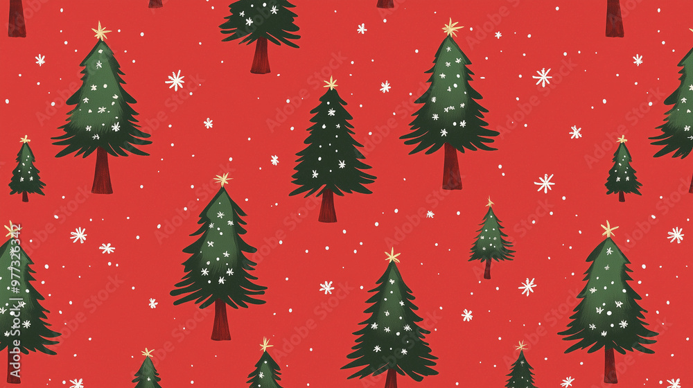 christmas trees background