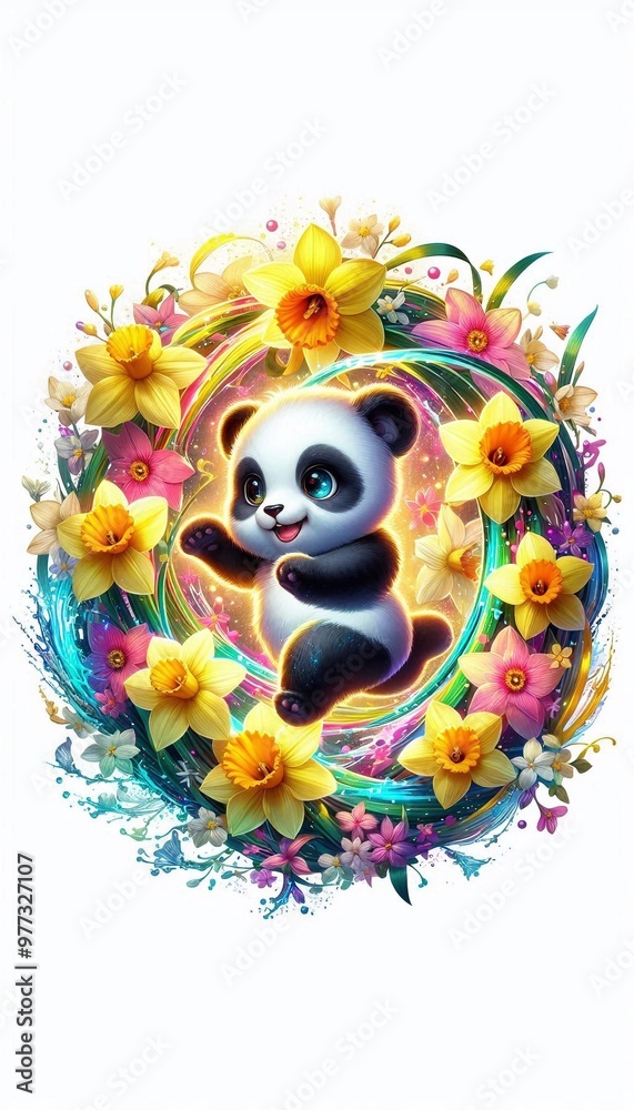 niedlicher Pandabär niedlicher Pandabär
