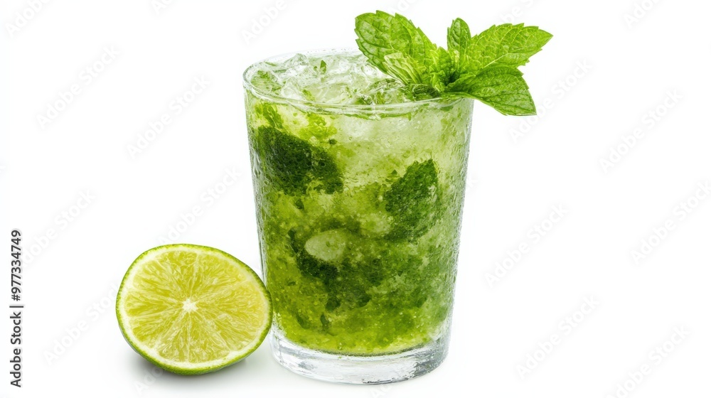 Citrus and Mint Cocktail with Ice Citrus and Mint Cocktail with Ice