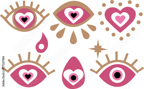 Evil Eye digital designs for printing or cutting