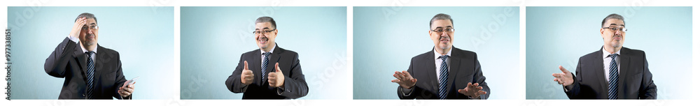 A self-confident man, politician or businessman A self-confident man, politician or businessman