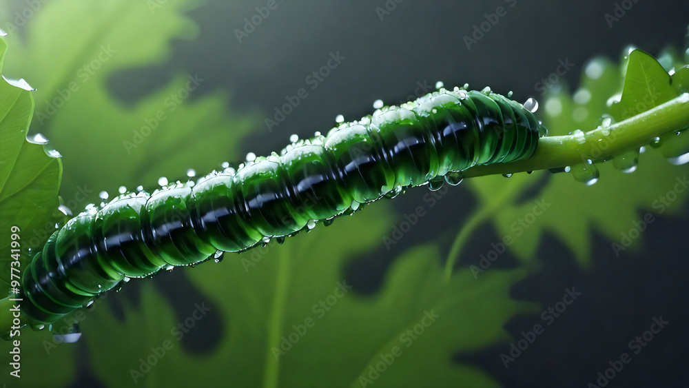 Naklejka premium Worm