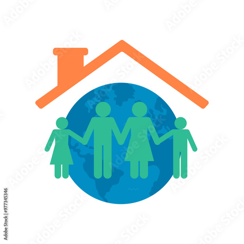 Family Population illustration