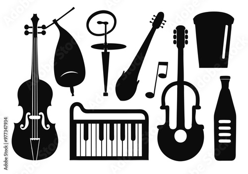 Set of musical instruments