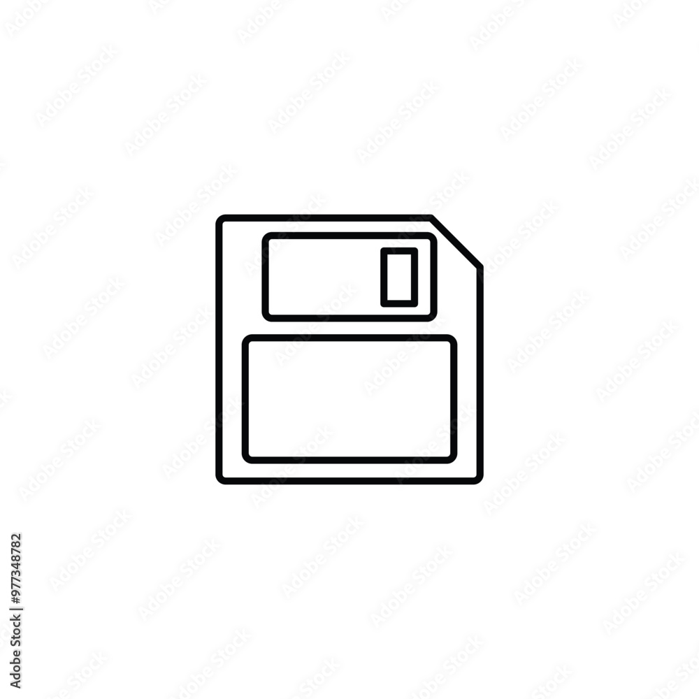 Save icon vector disket sign Save icon vector disket sign