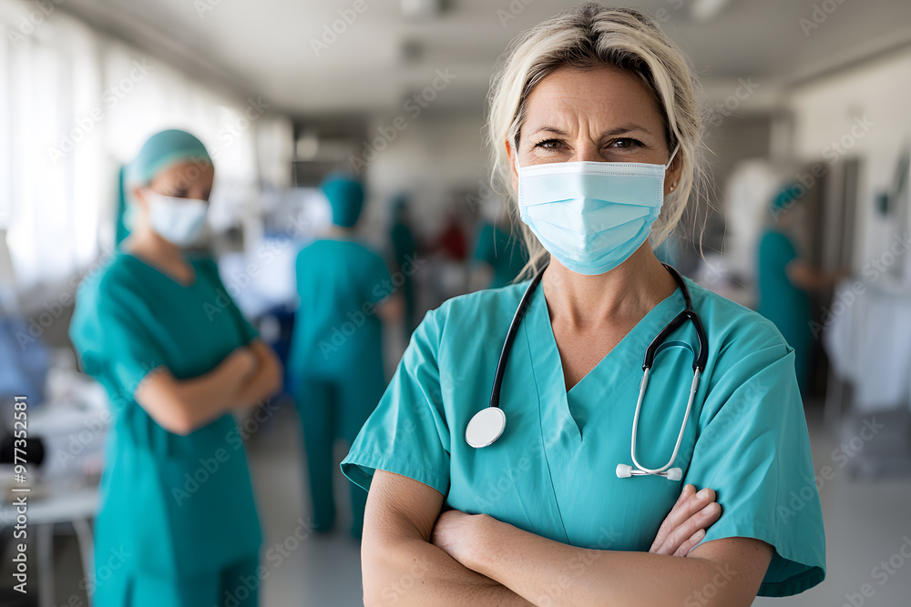 Doctors and Nurses Providing Care in a Temporary Clinic | Emergency Healthcare and Medical Support Doctors and Nurses Providing Care in a Temporary Clinic | Emergency Healthcare and Medical Support