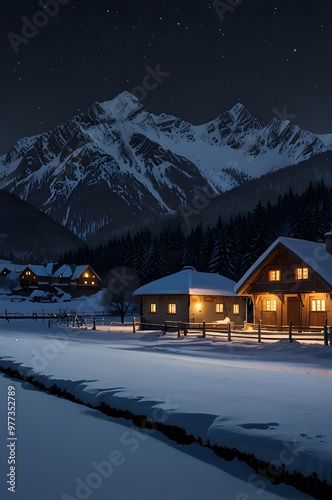 house in the mountains