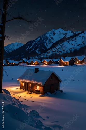house in the mountains