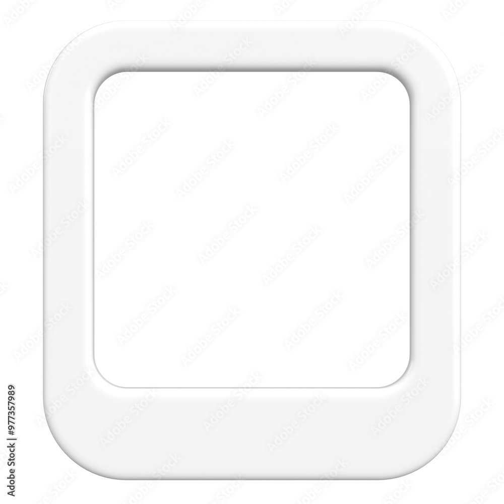 Profile box. Social media profile. 3D illustration. Profile box. Social media profile. 3D illustration.