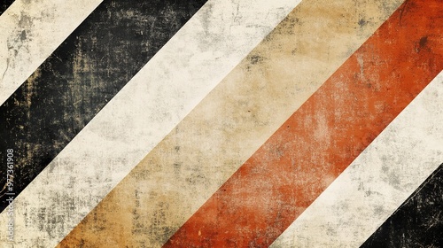 A classic background with a retro design of faded stripes and old-school typography