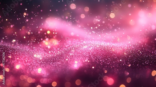 Abstract Pink Glitter Background