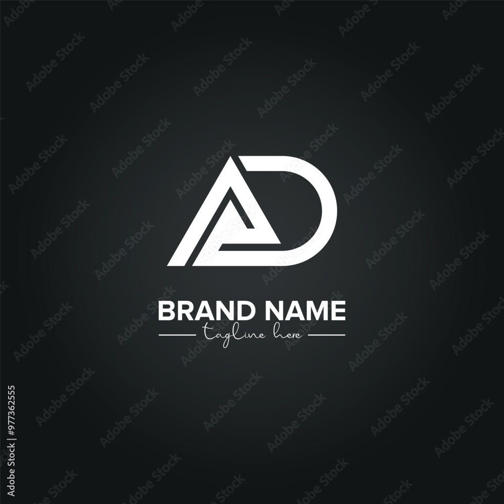 Abstract AD DA Letters Monogram Logo Design. Initial Vector Template. Abstract AD DA Letters Monogram Logo Design. Initial Vector Template.
