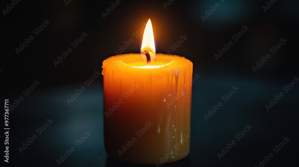 Candle flame renewal symbolizing hope and perseverance Candle flame renewal symbolizing hope and perseverance