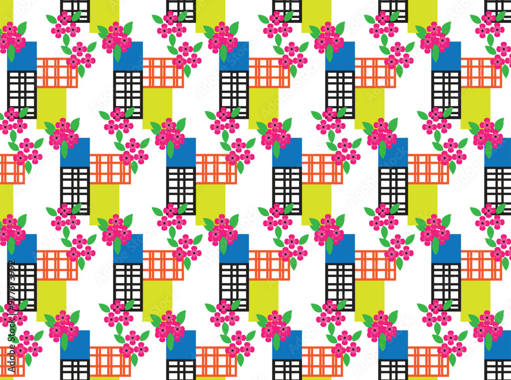 Obraz premium window flower Print