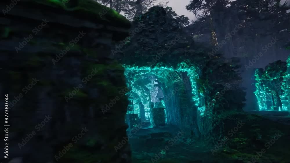 Abandoned Magical Forest And Ancient City Abandoned Magical Forest And Ancient City
