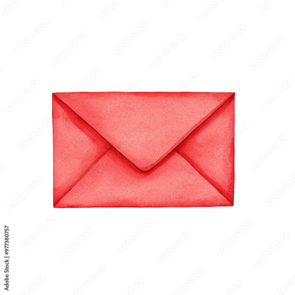 Vibrant Red Envelope: A Simple Yet Striking Messenger Transparent Background Vibrant Red Envelope: A Simple Yet Striking Messenger Transparent Background