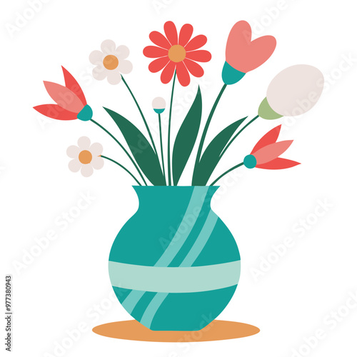 Tulip Bouquet in Vase It is simple and describes the content clearly