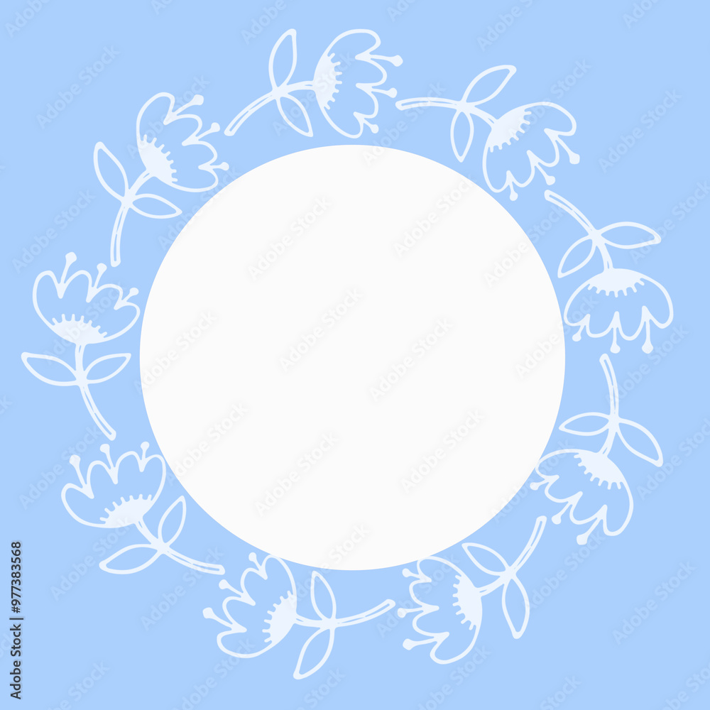 Beautiful picture frame background illustration Beautiful picture frame background illustration
