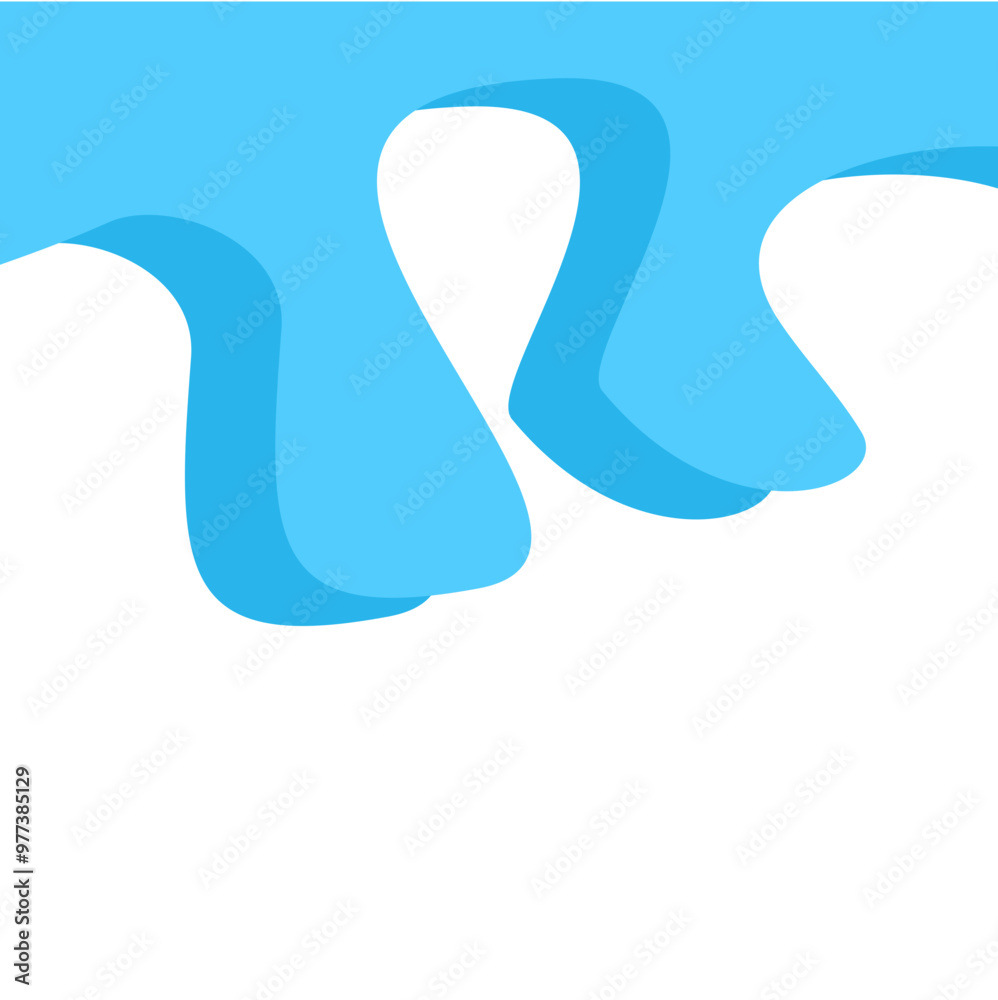 Dripping water isolated on transparent background. Blue paint. Dripping water isolated on transparent background. Blue paint.