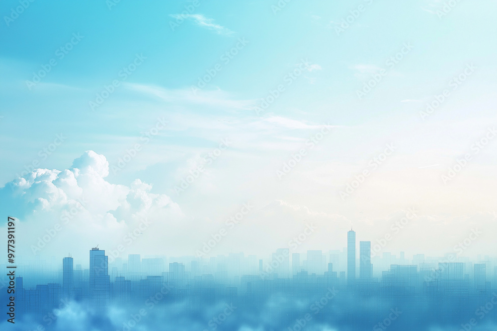 Fototapeta premium city in the sky