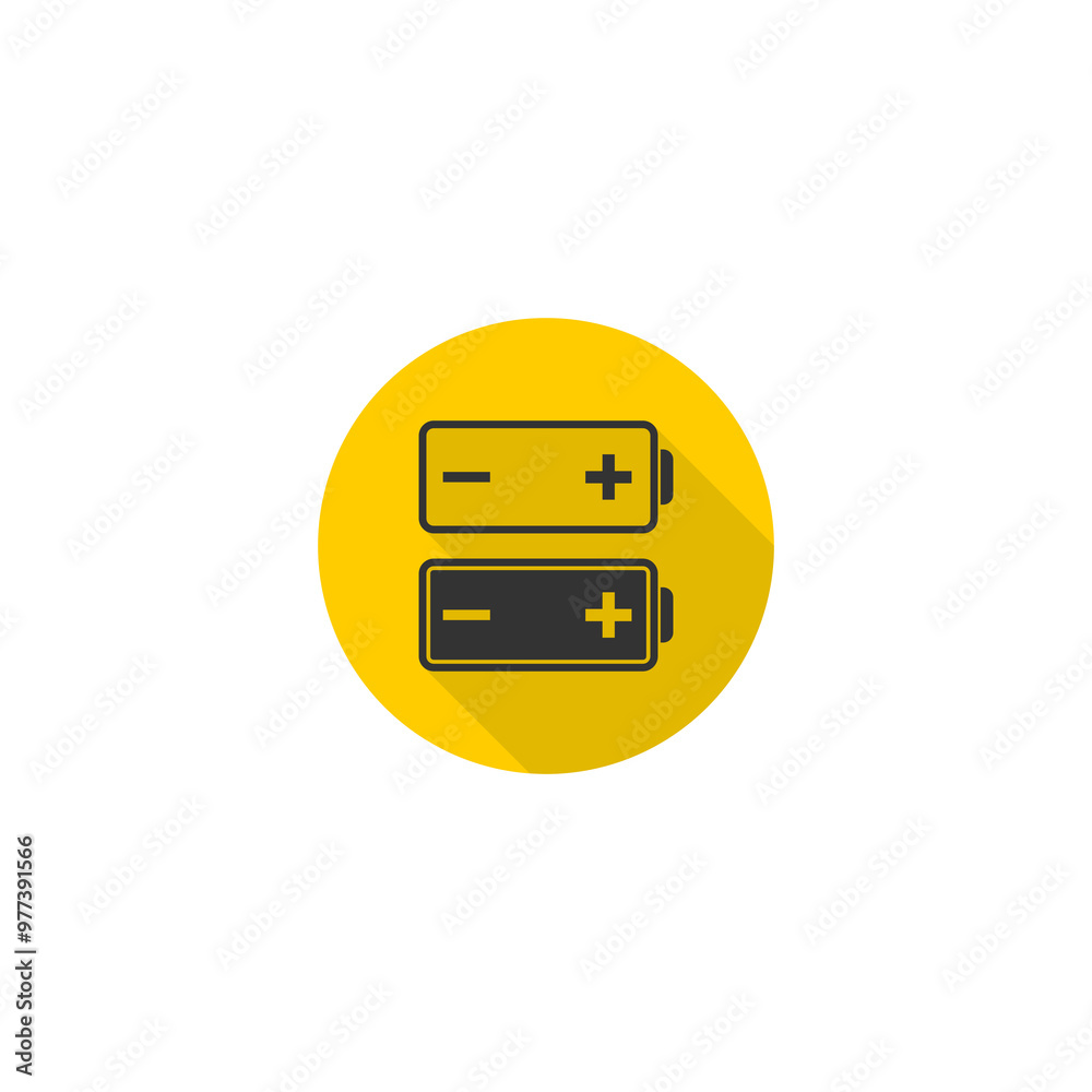 Battery icon isolated on transparent background Battery icon isolated on transparent background