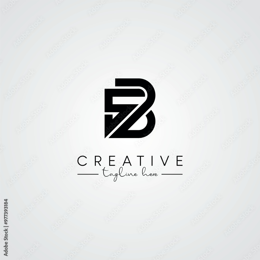 Modern Unique Artistic Letter SB BS Logo Design. Initial Based Letter Icon Logo. Modern Unique Artistic Letter SB BS Logo Design. Initial Based Letter Icon Logo.