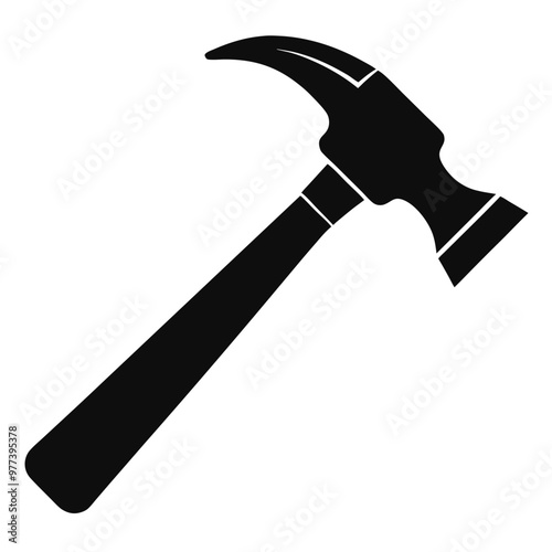 Hammer vector silhouette design