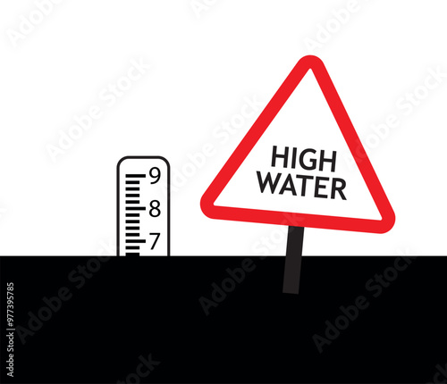 flood warning sign information text	