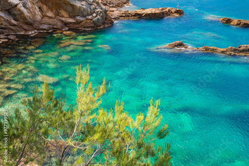 Calas de Aguafreda y Sa Tuna, Begur, Catalonia, Spain