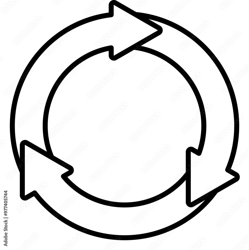Recyle sign icon for conservation Recyle sign icon for conservation