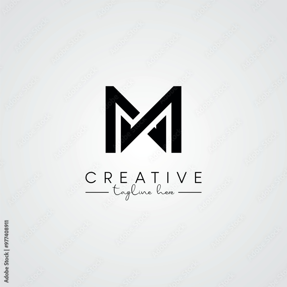 Modern Unique Artistic Letter MW WM Logo Design. Initial Based Letter Logo Vector. Modern Unique Artistic Letter MW WM Logo Design. Initial Based Letter Logo Vector.