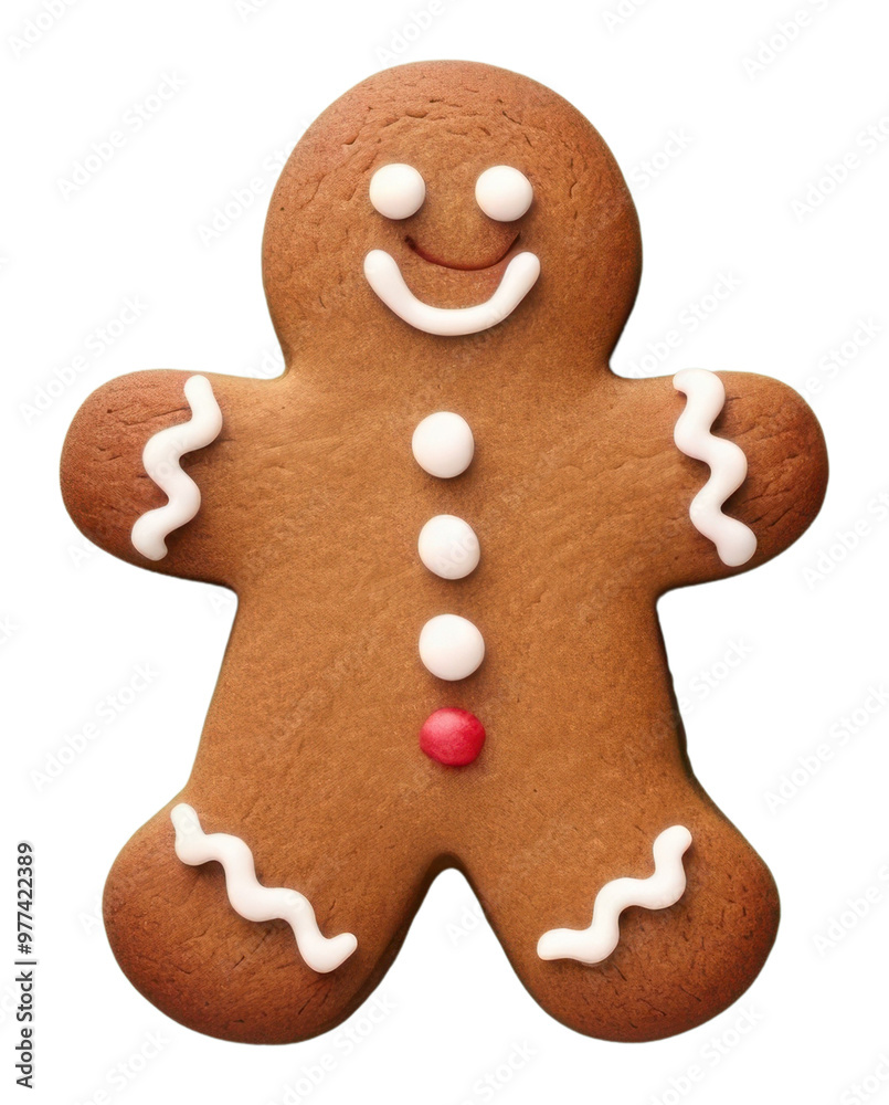 Obraz premium PNG Gingerbread cookie food gingerbread man.