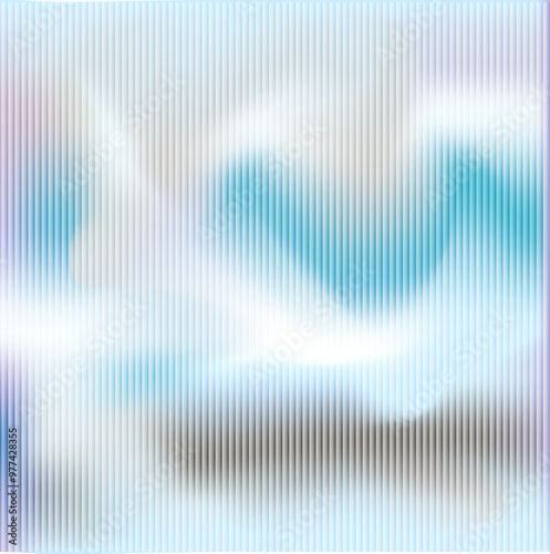  blue wave, exprasive, ribbed glass ribbed, texture, effect, background,