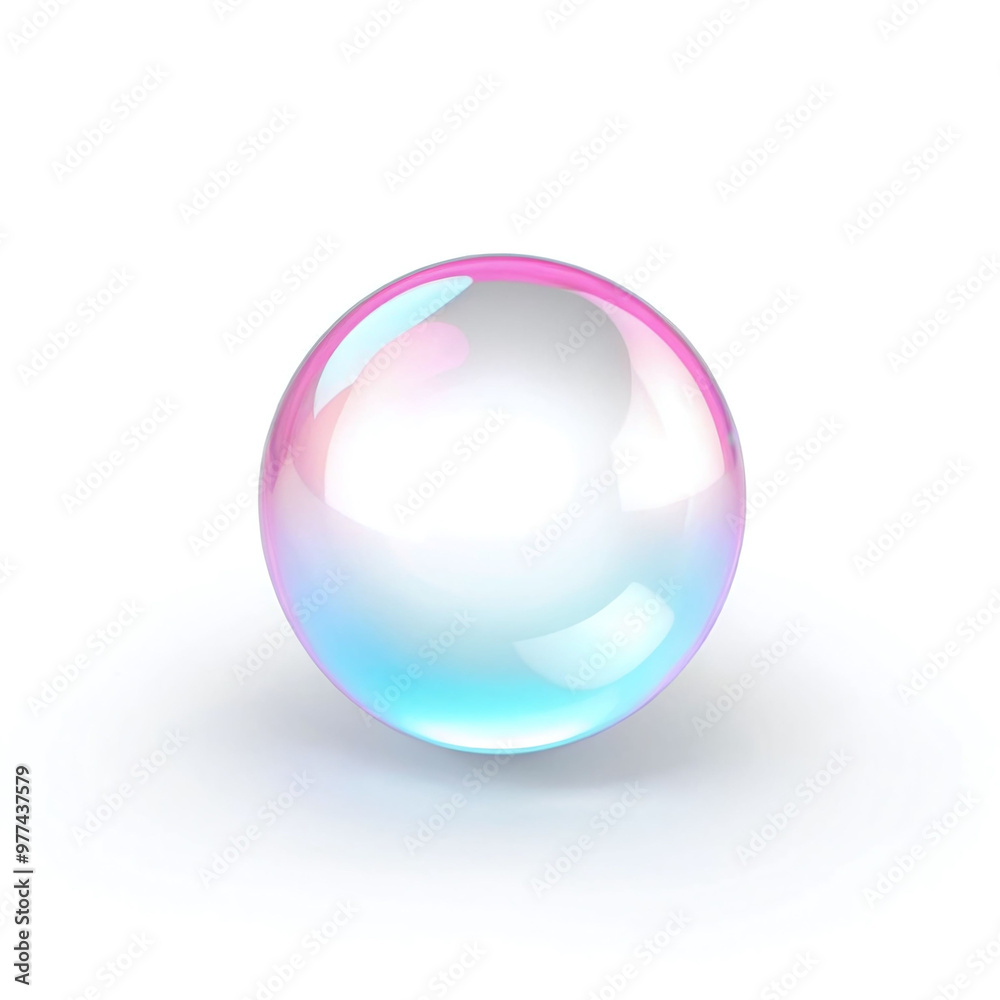 clear crystal glass transparent bubble, reflective single soap bubble isolated in white background clear crystal glass transparent bubble, reflective single soap bubble isolated in white background