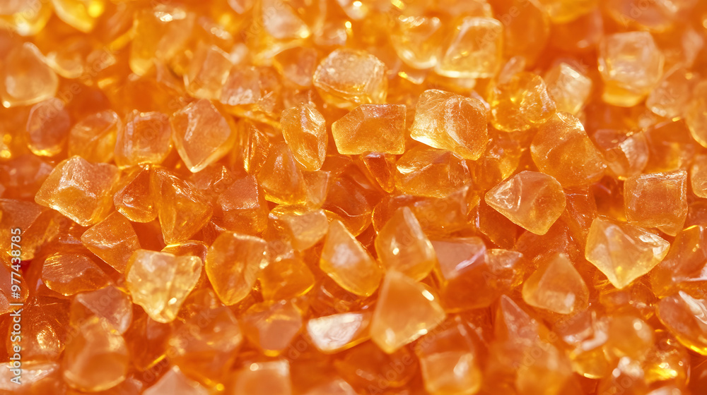 Orange translucend Plastic pellets Background Close-up Plastic granules Polymer plastic beads resin polymer Orange translucend Plastic pellets Background Close-up Plastic granules Polymer plastic beads resin polymer