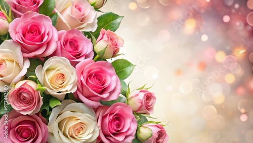 A beautiful greeting card with roses perfect for any special occasion